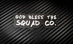 Buy 3 save 33% (Mix and Match) God bless the squad co (two decals 3")  Sticker