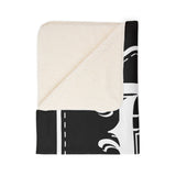 B Shift Firefighter Helmet Shield Fleece Sherpa Blanket | Firefighter Helmet Design