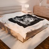 George Washington 'Oath Over Orders' Firefighter Velveteen Plush Blanket