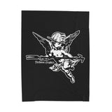 Firefighter Guardian Angel Velveteen Plush Blanket — New York Hook