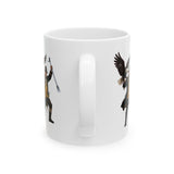 Firefighter Trump "First Due or Die" Ceramic Coffee Mug