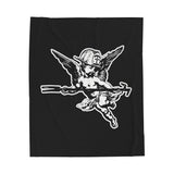Firefighter Guardian Angel Velveteen Plush Blanket — New York Hook