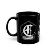 "God Bless C-Shift" Firehouse Graphics Coffee Mug — 11oz & 15oz Black