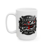 SPFD Station 1 Ceramic Mug — Firefighter Coffee Mug (11oz, 15oz)