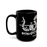 First Due or Die Firehouse Graphics Coffee Mug — 11oz & 15oz Black