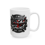 SPFD Station 1 Ceramic Mug — Firefighter Coffee Mug (11oz, 15oz)