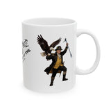Firefighter Trump "First Due or Die" Ceramic Coffee Mug
