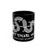 First Due or Die Firehouse Graphics Coffee Mug — 11oz & 15oz Black