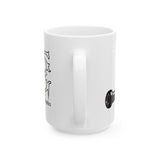 Firefighter Ceramic Mug — Brunette Smoothbore Nozzle (11oz, 15oz)