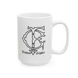 Firefighter Ceramic Mug — Brunette Smoothbore Nozzle (11oz, 15oz)