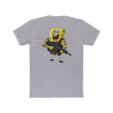 Bob Tactical Tee — Cartoon Bob Holding Rifle Graphic T-Shirt