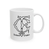 Firefighter Ceramic Mug — Brunette Smoothbore Nozzle (11oz, 15oz)