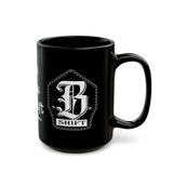 "God Bless B-Shift" Firehouse Graphics Coffee Mug — 11oz & 15oz Black