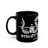 First Due or Die Firehouse Graphics Coffee Mug — 11oz & 15oz Black