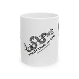 Firefighter Trump "First Due or Die" Ceramic Coffee Mug