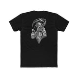 Grim Reaper NVG Lantern Tee — Tactical Skull Back Graphic Cotton T-Shirt