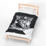 George Washington 'Oath Over Orders' Firefighter Velveteen Plush Blanket