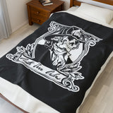 George Washington 'Oath Over Orders' Firefighter Velveteen Plush Blanket