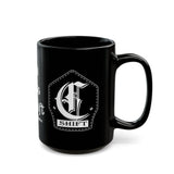 "God Bless C-Shift" Firehouse Graphics Coffee Mug — 11oz & 15oz Black