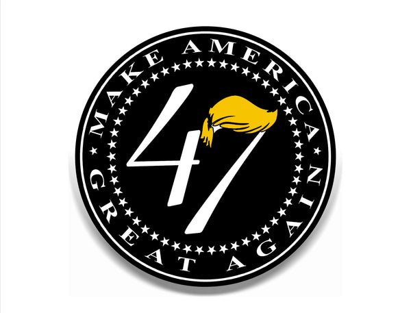 47 President Trump Make America Great Again Vinyl Sticker Decal