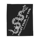 "First Due or Die' Velveteen Plush Blanket — Firefighter Throw