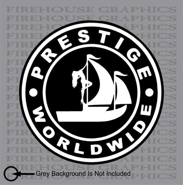 Prestige worldwide boats and hoes Sailboat fishing stepbrothers decal sticker