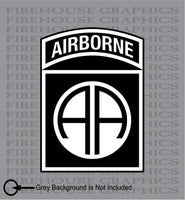 82nd Airborne Division US Army American Flag Veteran sticker decal