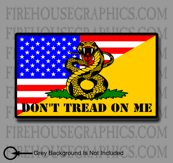 American flag Don't Tread on Me We The People Liberty 1776 Gadsden vinyl decal