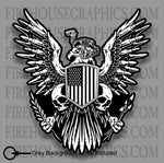Bald Eagle 2A NVG We The People Liberty Gadsden 1776 American Flag decal sticker