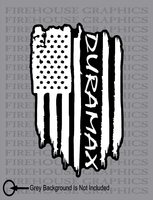 Silverado Chevy Chevrolet duramax American flag sticker decal