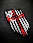 American Flag Axe Halligan Helmet Maltese Cross Firefighter  Decal