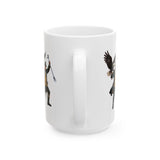 Firefighter Trump "First Due or Die" Ceramic Coffee Mug