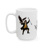Firefighter Trump "First Due or Die" Ceramic Coffee Mug