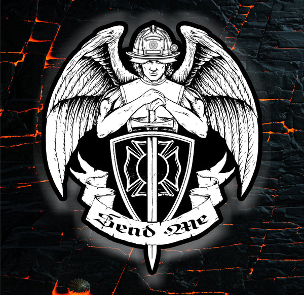 Buy 3 save 33% (mix and match) Saint Michael Send me Firefighter Decal Sticker