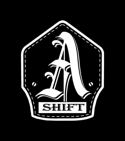 Buy 3 save 33% (Mix and Match) A-Shift Badge / Helmet Shield Sticker (two decals 2.5" and a 3")