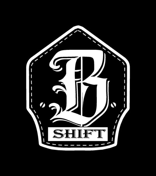 Buy 3 save 33% (Mix and Match) B-Shift Badge / Helmet Shield Sticker (two decals 2.5" and a 3")