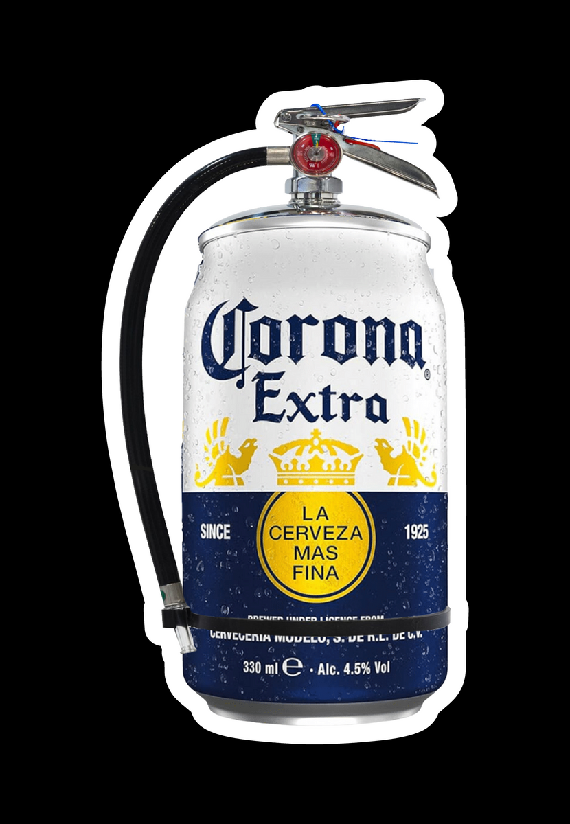 Corona Extinguisher (two decals 3