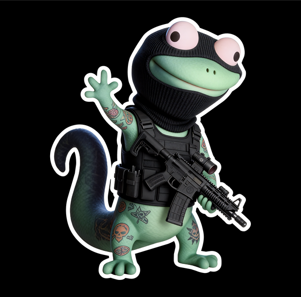 Tactical Lizard (two decals 3