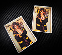 Saint Sweeney (two decals 2.5")  Sticker