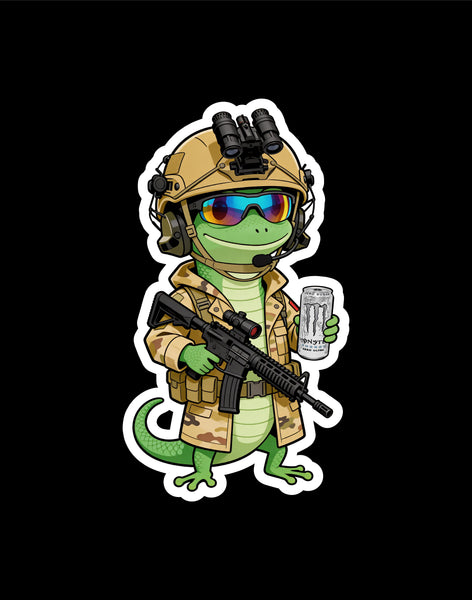 Tactical Lizard with a monster (two decals 3