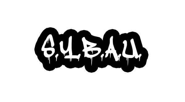 Buy 3 save 33% (Mix and Match) S.Y.B.A.U.  Shut Your Bitch Ass Up- Includes Two 1"x3" Decals