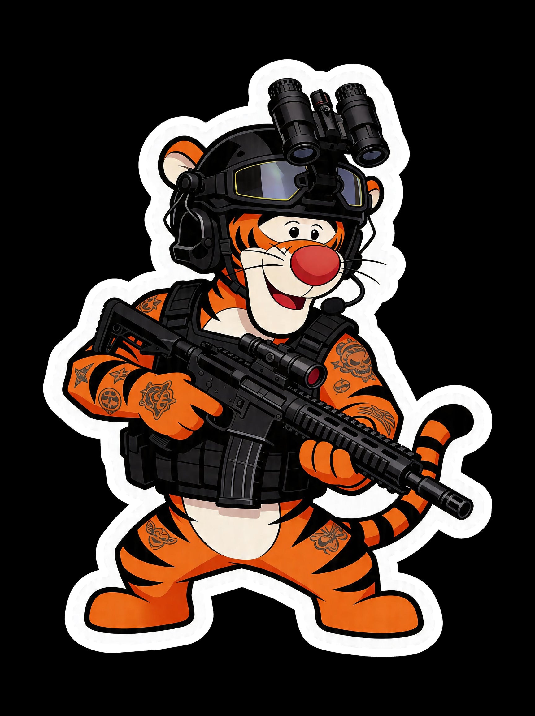 Tigger Graphics Tactical Tigger (two decals 2.5