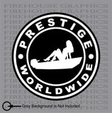 Prestige worldwide boats and hoes Jon boat skiff Stepbrothers decal sticker