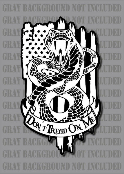 Gadsden Don't Tread On Me 1776 We The People Snake American Flag sticker decal