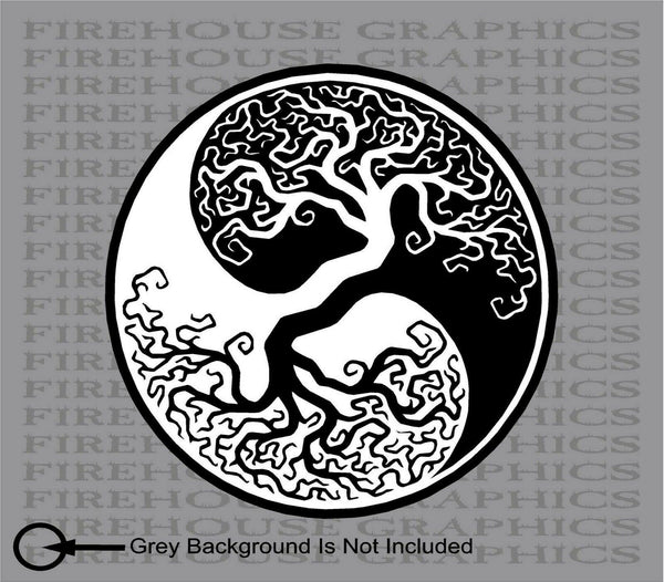 Odin Viking Norse Tree of Life World Tree Yggdrasil decal sticker