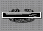 Reflective Combat Infantryman Badge CIB Rifle US Army Infantry Ranger Military